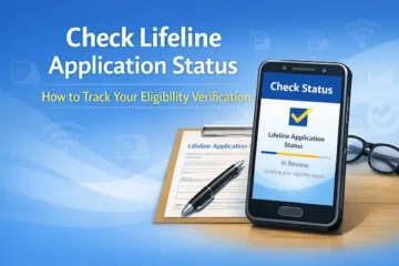 check Lifeline application status