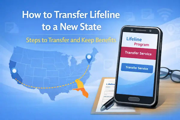 How to transfer Lifeline to a new state