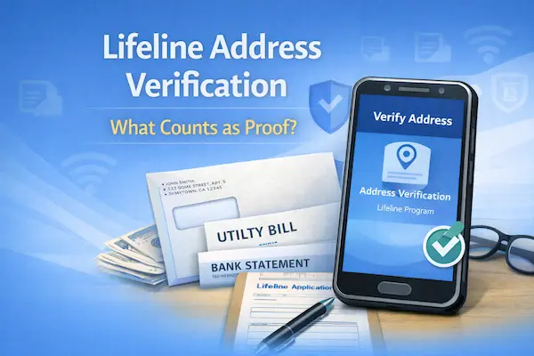 Lifeline address verification